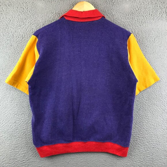 Vintage Penny 60's Patchwork Quarter Zip T‎ shirt size M - Picture 3 of 10